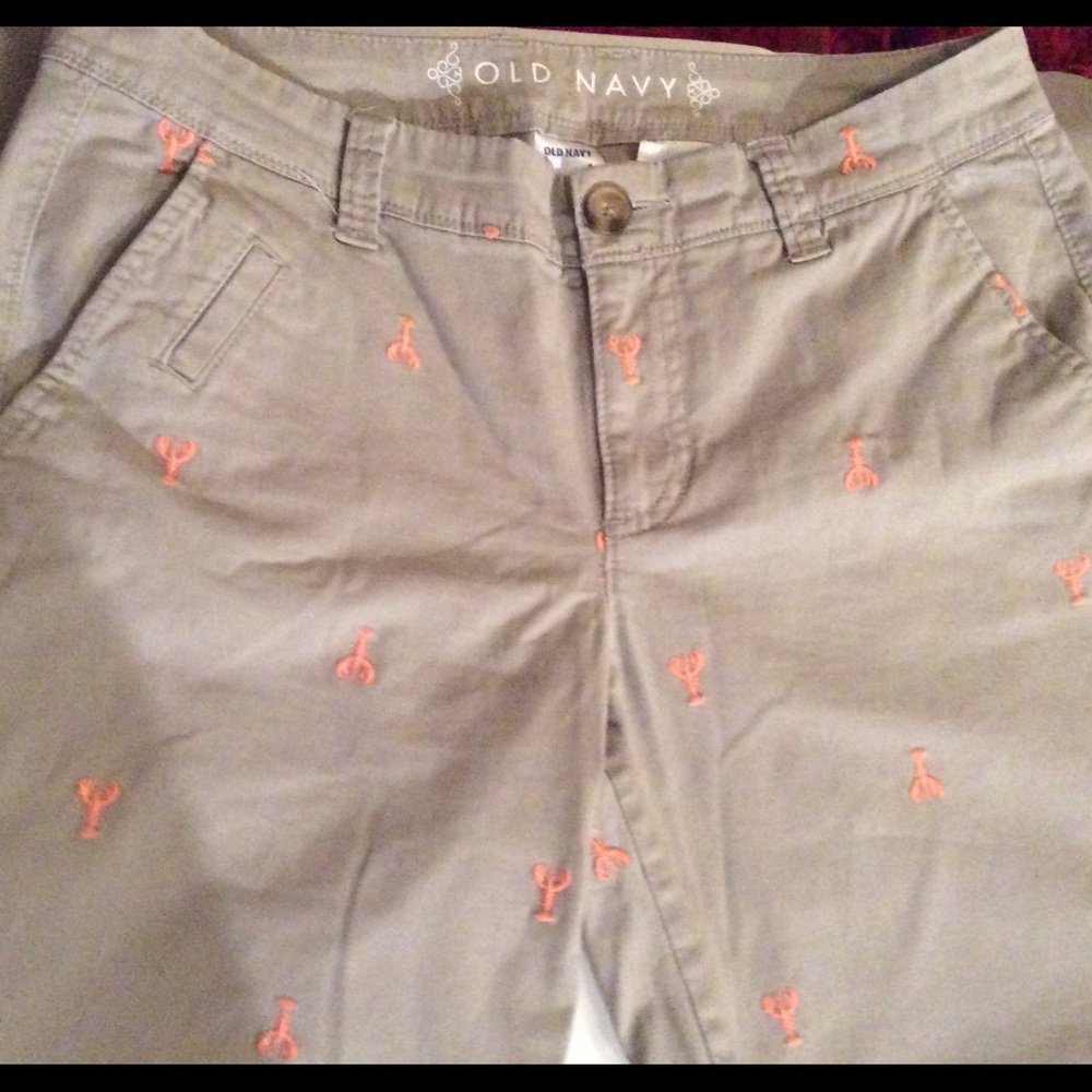 Old navy khaki lobster pants